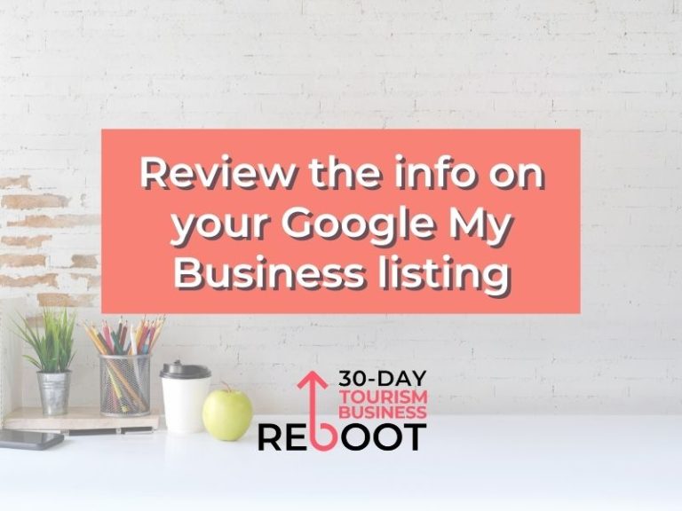 Updating your google my business listing