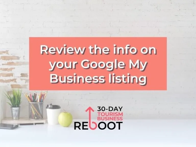 Updating your google my business listing