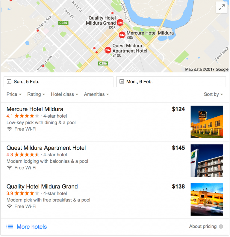 Google Places - Mildura