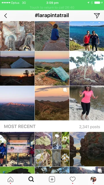 Hashtag Larapinta Trail