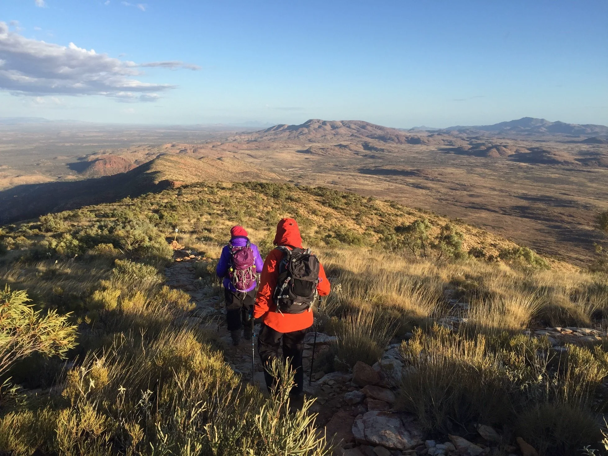 Larapinta Trail: photo credit Sean Whitehill