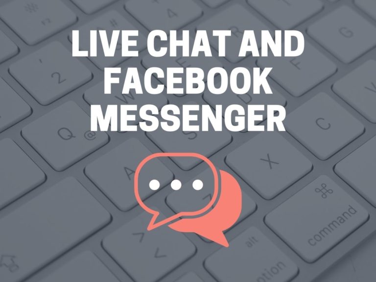 Live Chat and Facebook Messenger