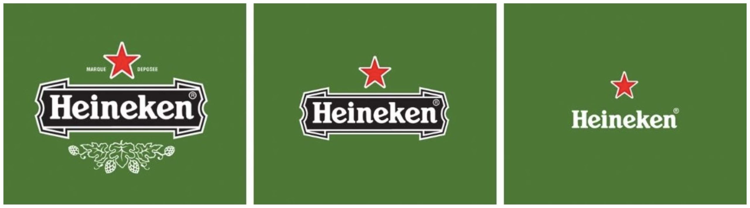 Logo variations example heineken
