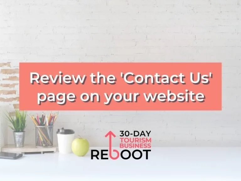 best practice tourism contact us page