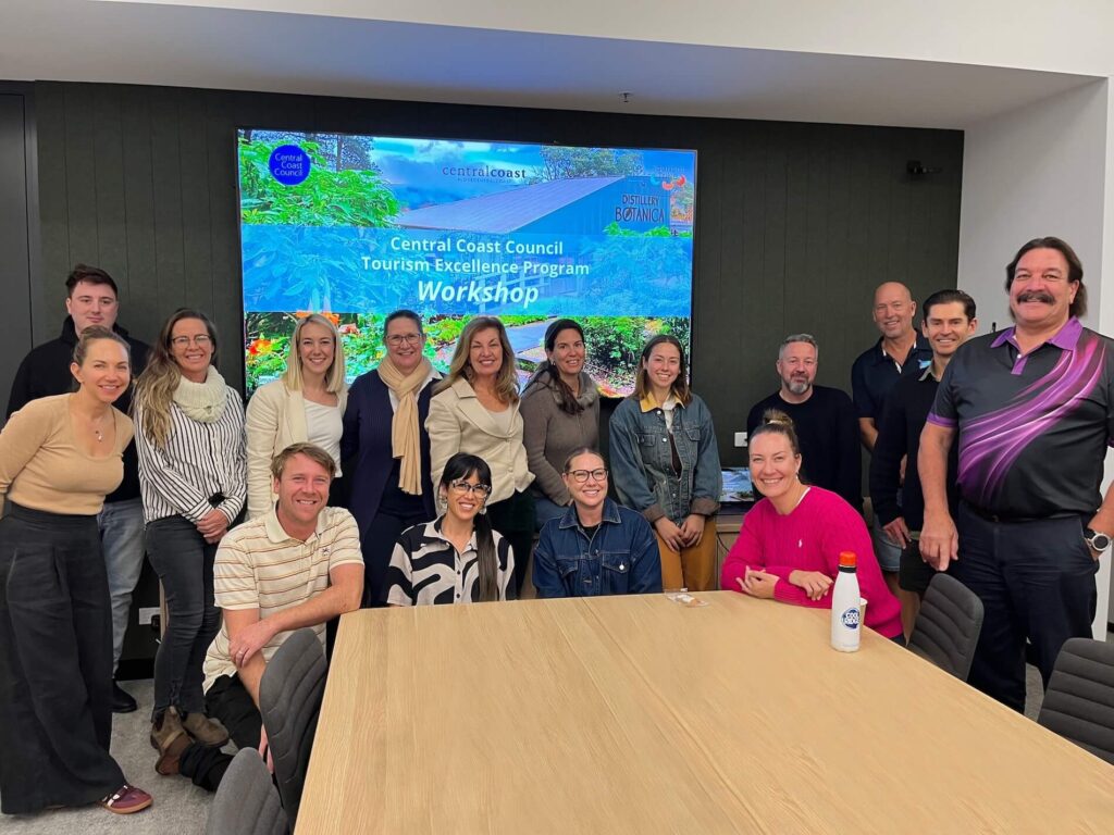 The tourism tribe directors Liz Ward and Fabi Wintle delivering training in the Central Coast NSW