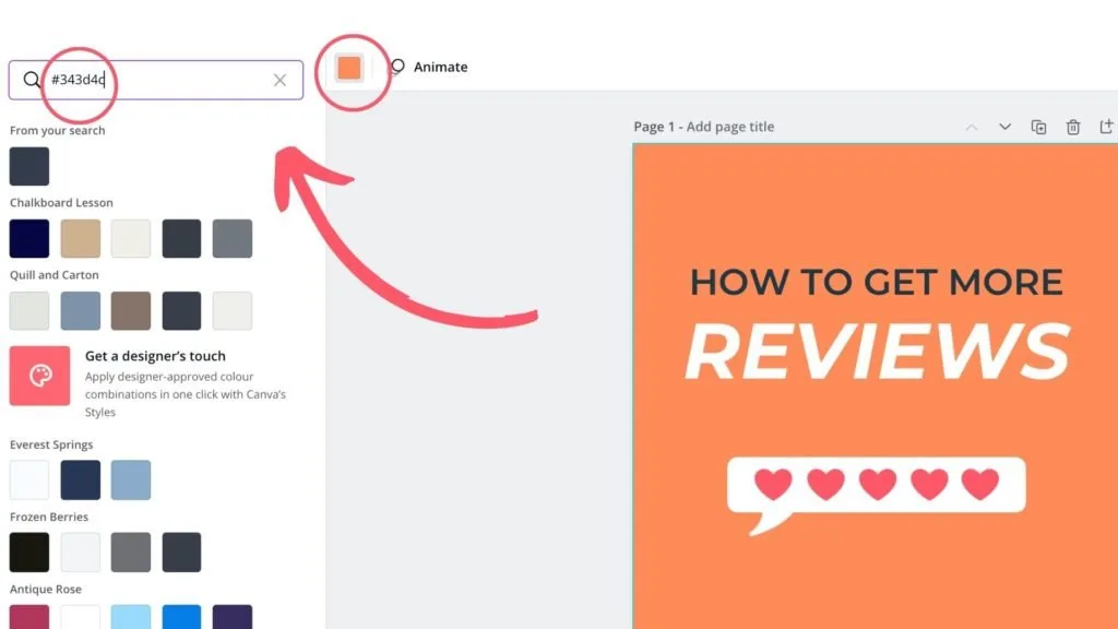 learn how to use canva across your marketing channels, use branded colours on Canva