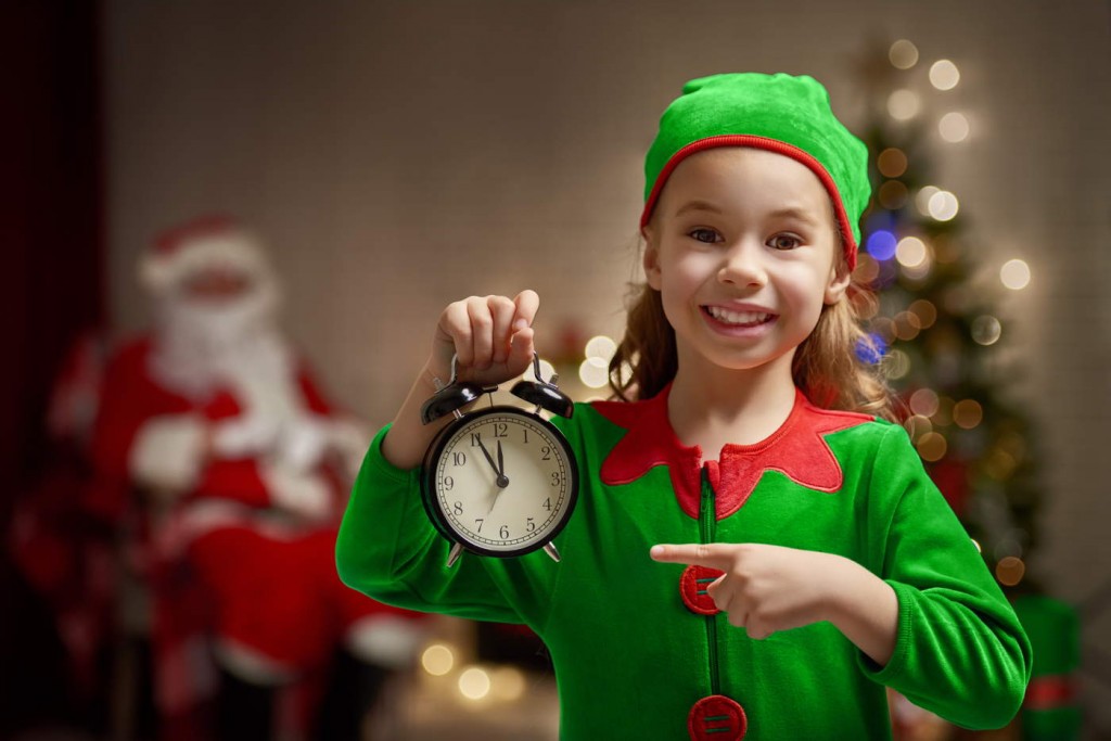 Happy child in Christmas