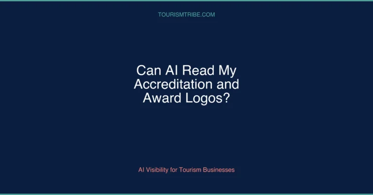 Can AI read my accreditation and award logos?