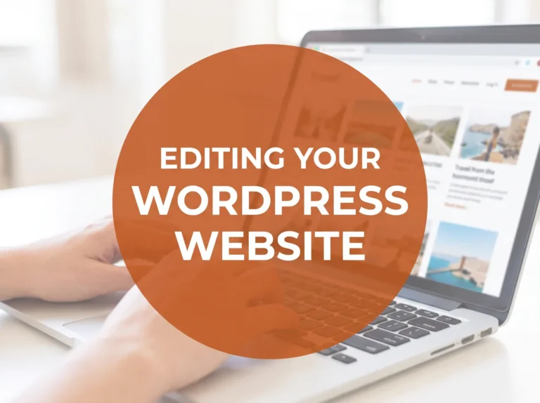 Editing your WordPress website online course