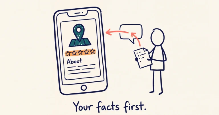 How to write your Google Business Profile description and services with AI