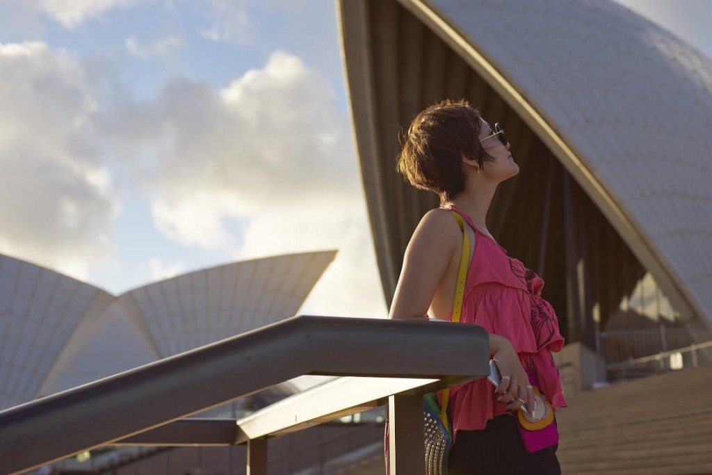 Chinese woman at Opera House